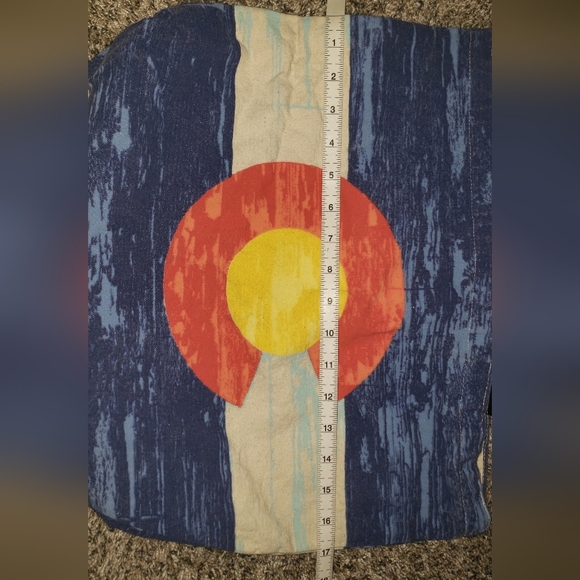Colorado| 100% Cotton Flag Tote Bag - Picture 2 of 6